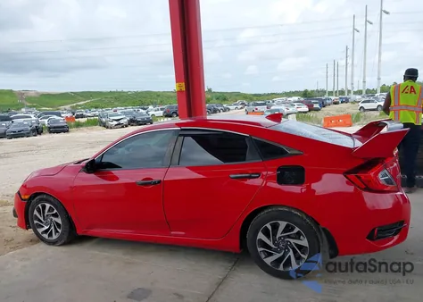 2018 Honda Civic Ex z USA, uszkodzony, nr VIN 2HGFC2F78JH510662